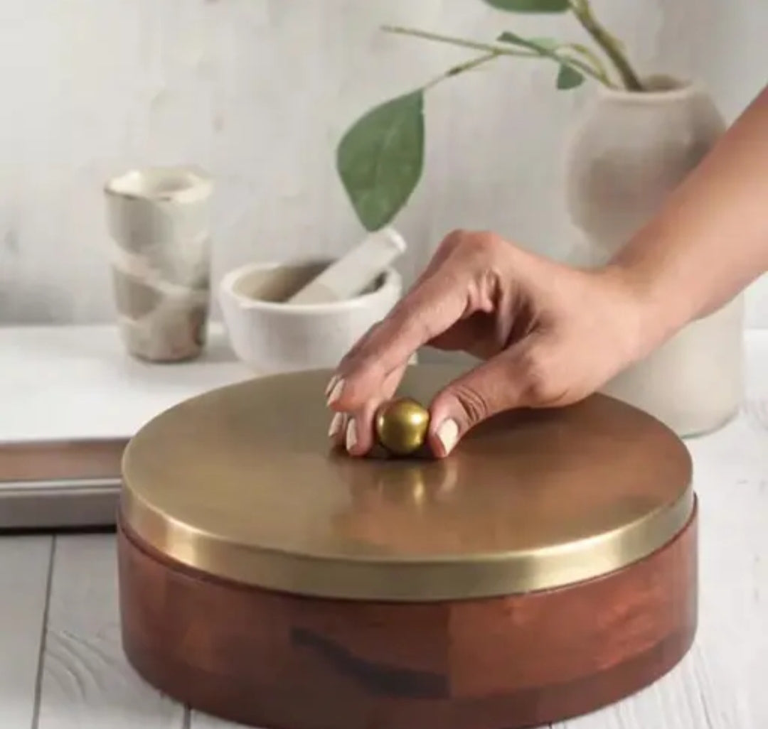 Wooden Roti Box