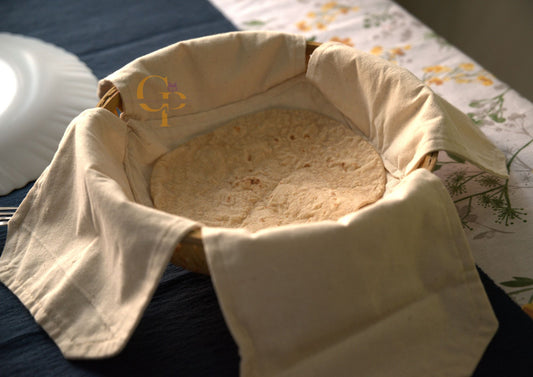 Eco-Friendly Cotton Roti Cover – Keeps Your Roti Fresh and Warm